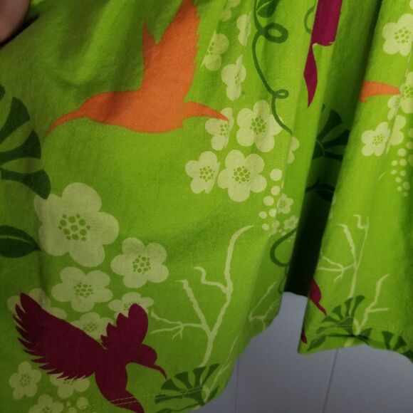 Jelly the Pug Dress Girls Size 3T Sleeveless Green - Picture 5 of 9